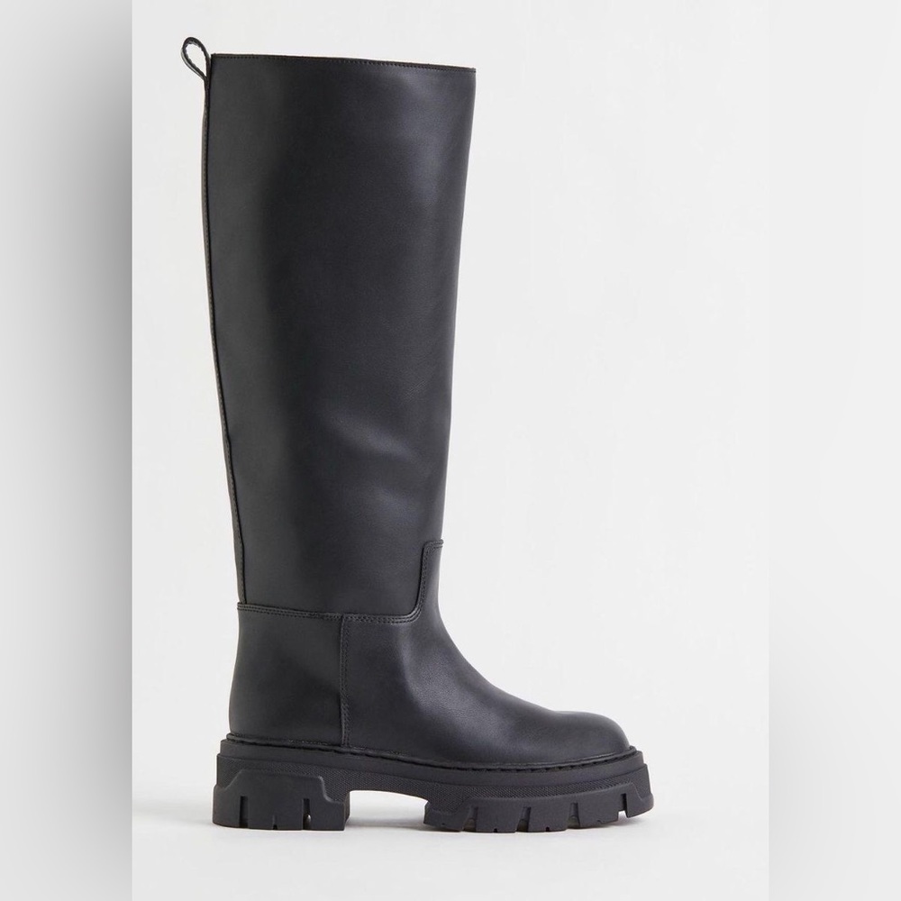 H&M tall combat boots